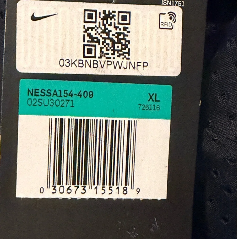 Nike Hydralock Women's One Piece Swimsuit Blue Black Racerback XL NWT